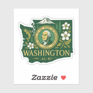 Washington state pride Sticker