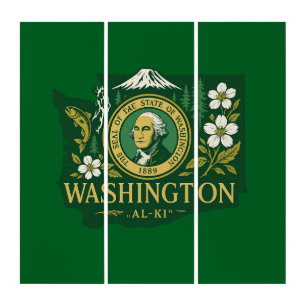  Washington state pride Triptych