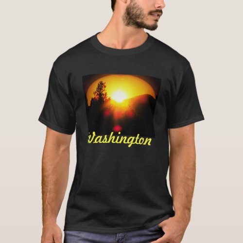 Washington State Sunset T_Shirt