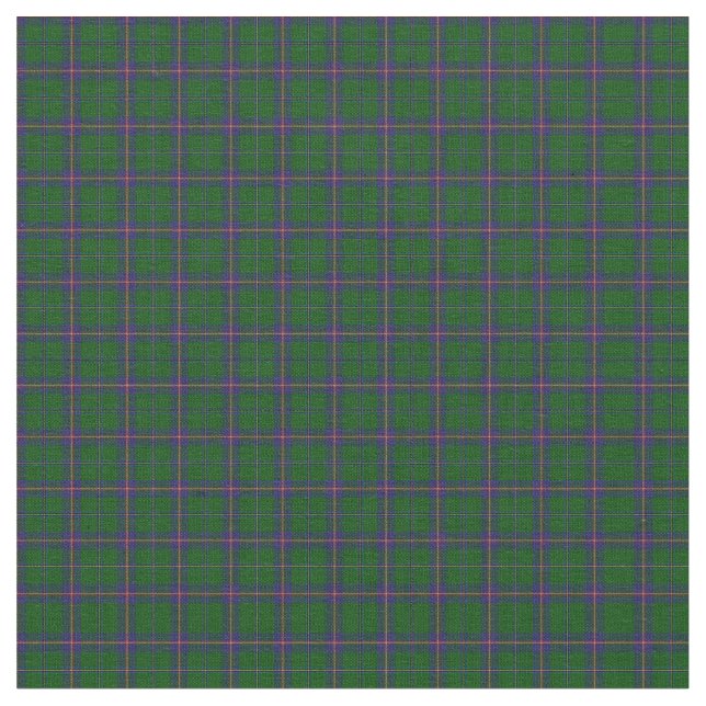 Washington State Tartan Fabric (Close Up)
