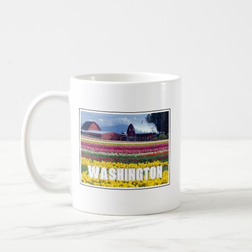 Washington State  Tulip Field Coffee Mug