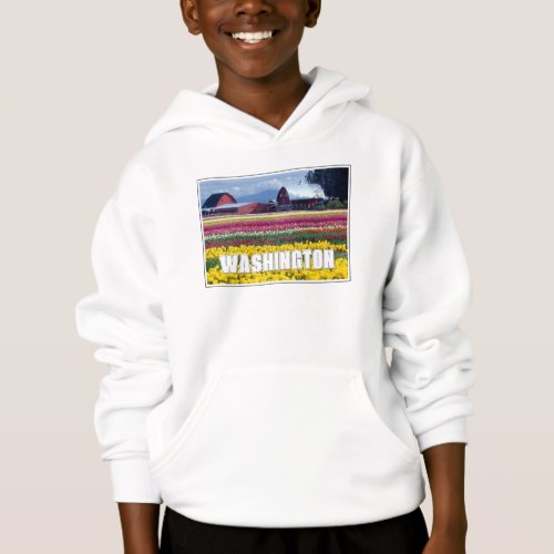 Washington State  Tulip Field Hoodie