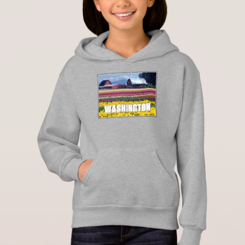 Washington State  Tulip Field Hoodie