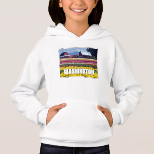 Washington State  Tulip Field Hoodie