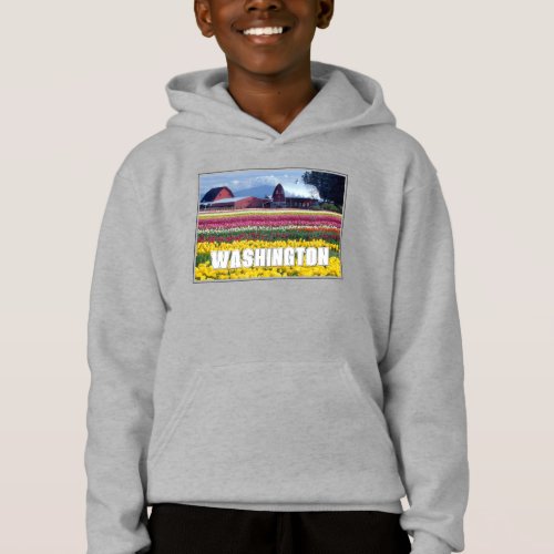 Washington State  Tulip Field Hoodie