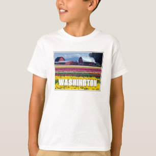 Washington State   Tulip Field T-Shirt