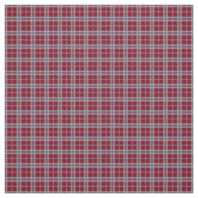 Washington State University Cougar Tartan Fabric (Swatch)