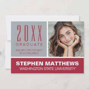 Washington State University Graduation Announcement