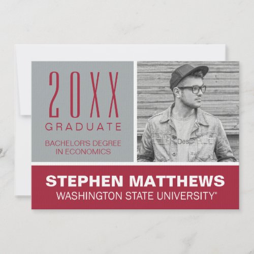 Washington State University Graduation Announcement