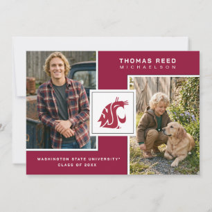 Washington State University Graduation Invitation