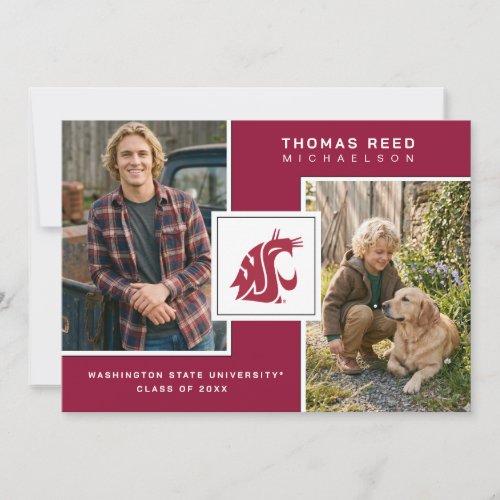 Washington State University Graduation Invitation