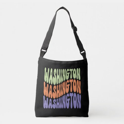 Washington State USA Vintage Crossbody Bags