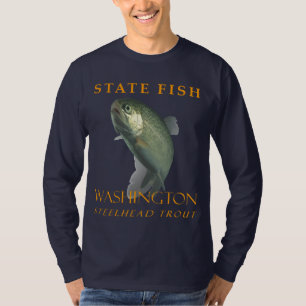 Washington Territory Fish The Steelhead Trout T-Shirt