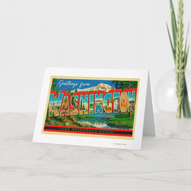 Washington - The Evergreen State Card (Front)