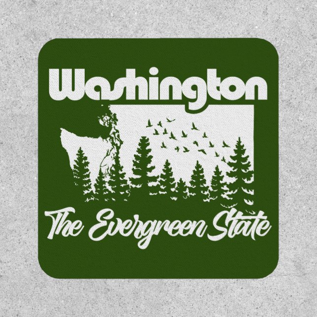 Washington The Evergreen State Patch (Front)