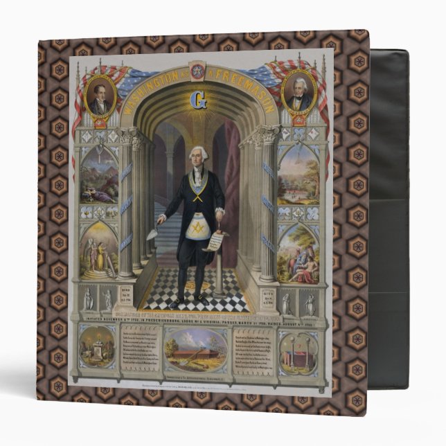 Washington The Mason II 3 Ring Binder (Front/Inside)
