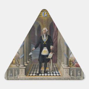 Washington The Mason II Triangle Sticker