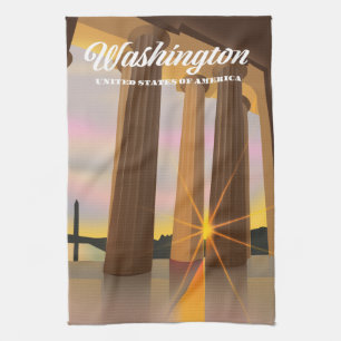 Washington United States of America Kitchen Towel