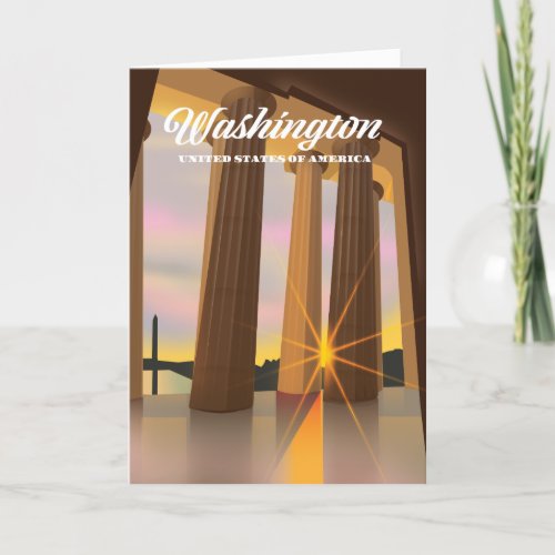 Washington United States of America Note Card