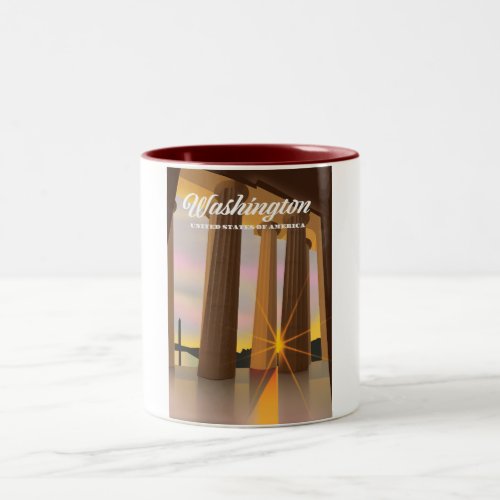 Washington United States of America Two_Tone Coffee Mug