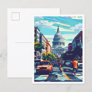 Washington United States Vintage Travel Postcard