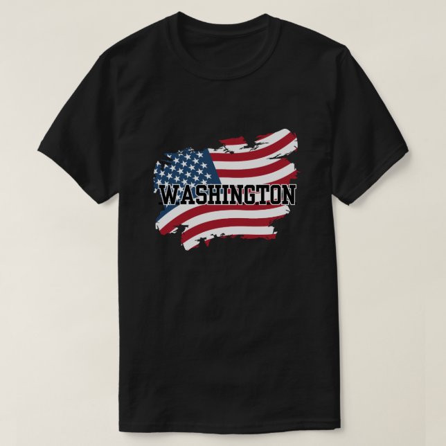 Washington USA T-Shirt (Design Front)