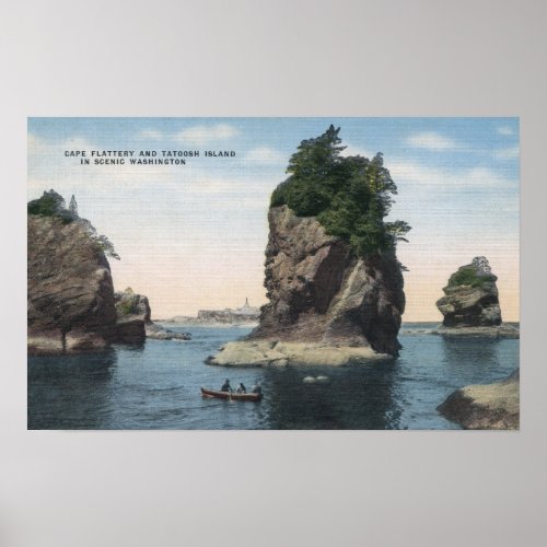 Washington _ View of Cape Flattery  Tatoosh Poster