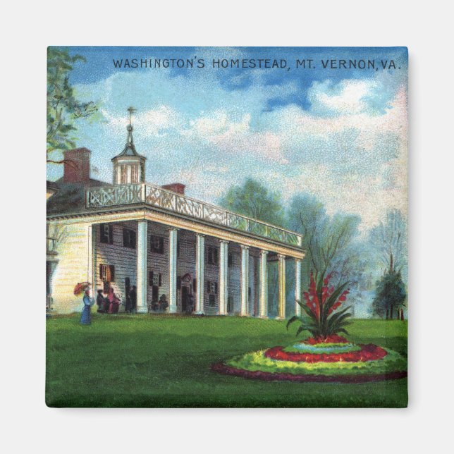 Washington's Homestead Mt. Vernon, VA Magnet (Front)