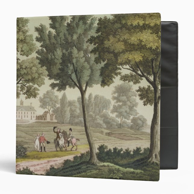Washington's house at Mount Vernon, from 'Le Costu 3 Ring Binder (Front/Inside)