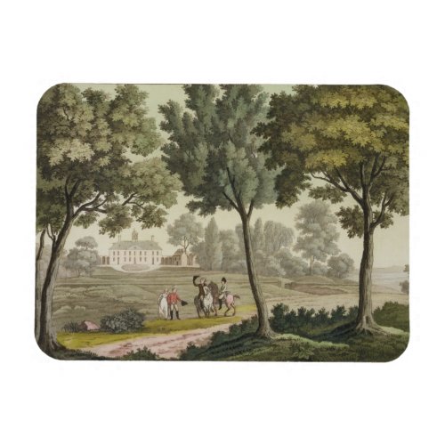 Washingtons house at Mount Vernon from Le Costu Magnet