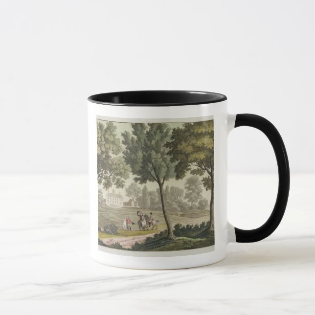 Washington's house at Mount Vernon, from 'Le Costu Mug (Right)