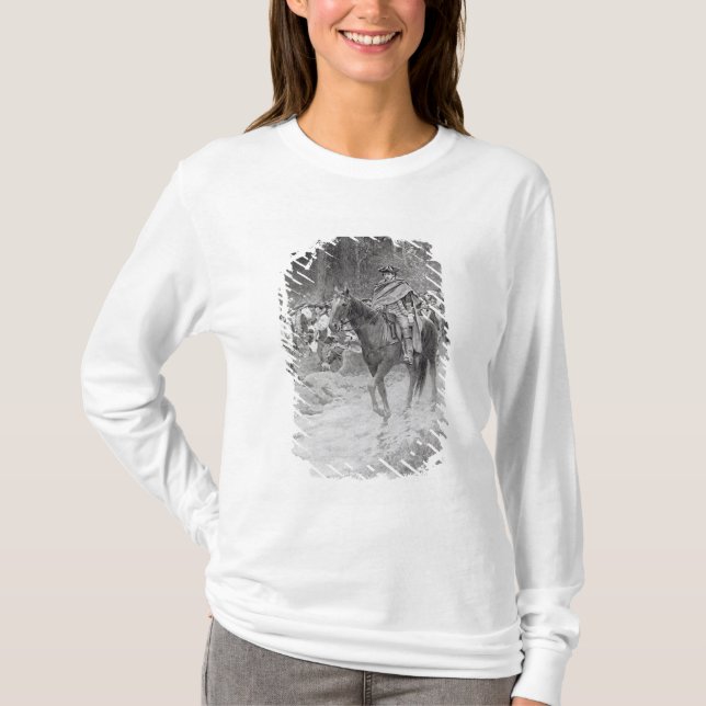 Washington's Retreat from Great Meadows T-Shirt (Front)