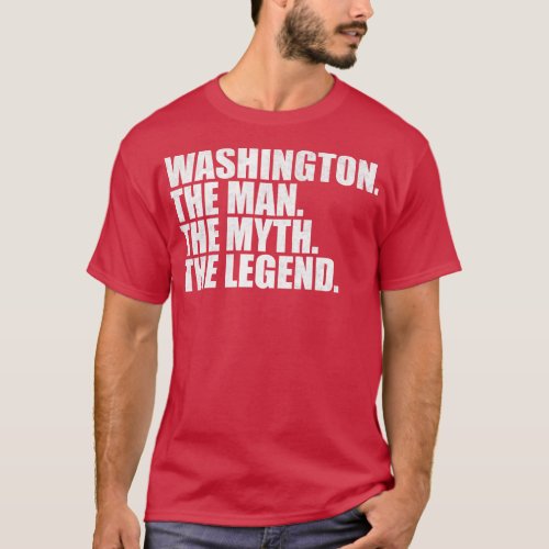 WashingtonWashington Family name Washington last N T_Shirt