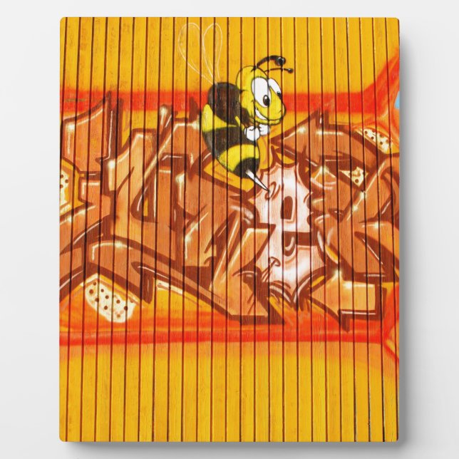 Wasp Graffiti Wall Plaque (Front)