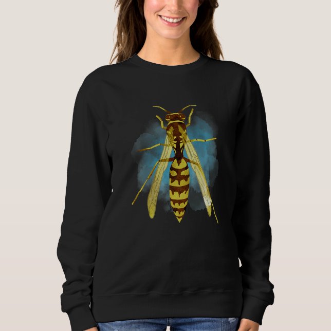 Wasp Insects and Invertebrates Life  1 Sweatshirt (Front)