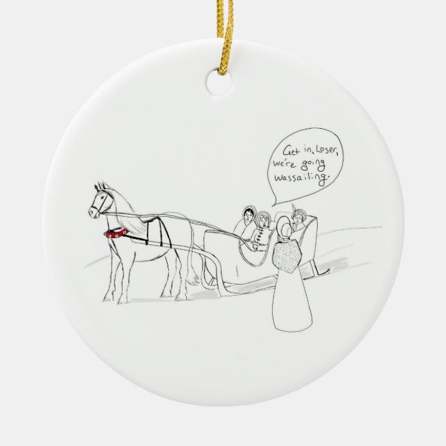 Wassailing Ornament (Front)