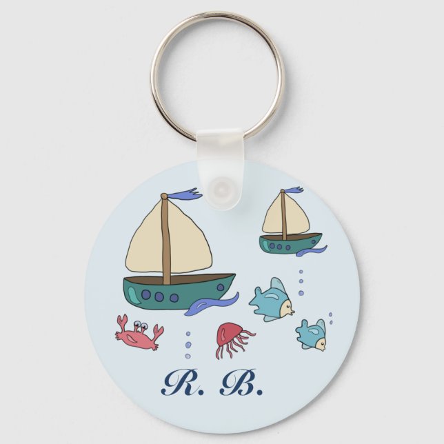 Wasserbild personalisiert keychain (Front)