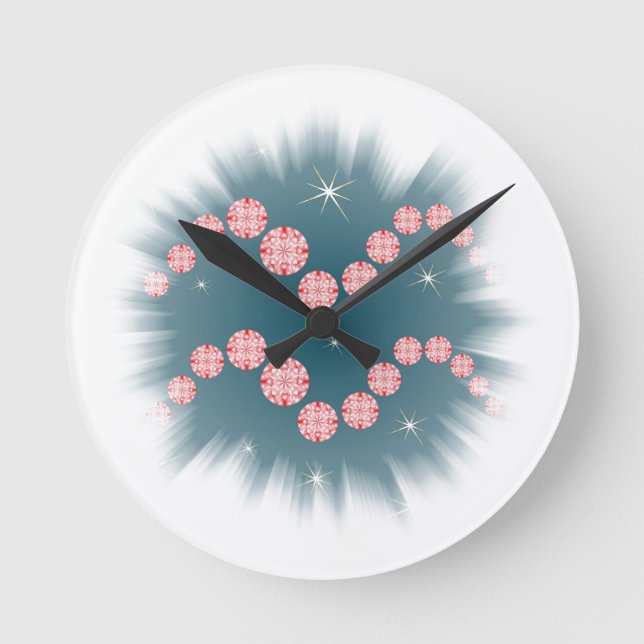 Wassermann 21. Januar bis 18. Februar Uhr Round Clock (Front)