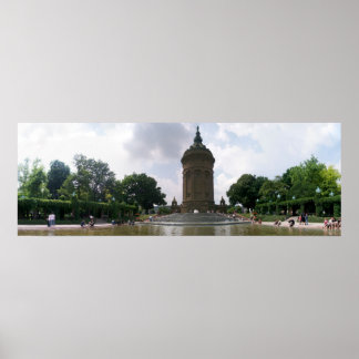 Wassertraum Mannheim, Germany Poster