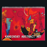 Wassily Kandinsky Abstract Art Calendar<br><div class="desc">Contemporary Abstract Art Master Wassily Kandinsky's PaintingS - Modern Painters and Artists</div>