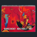 Wassily Kandinsky Abstract Art Calendar<br><div class="desc">Contemporary Abstract Art Master Wassily Kandinsky's PaintingS - Modern Painters and Artists</div>