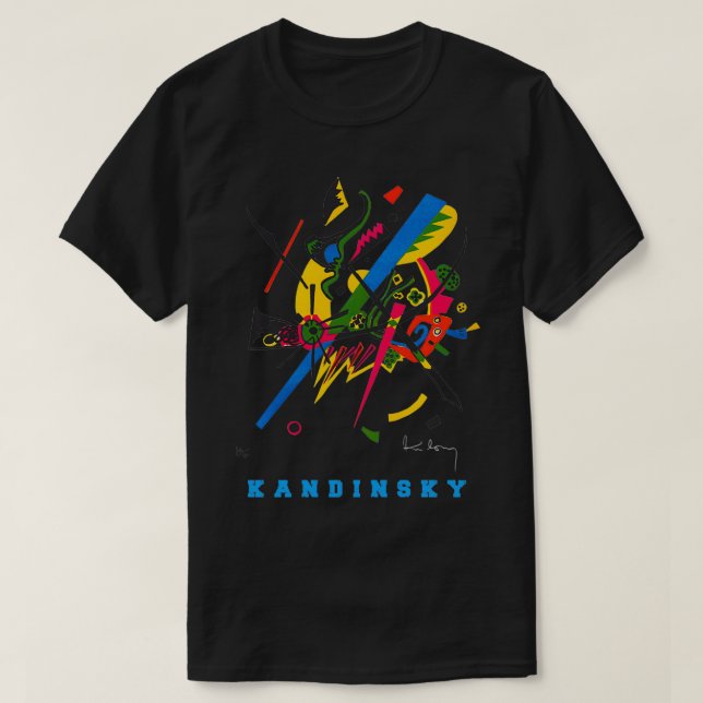 Wassily Kandinsky Abstract Art Small Worlds 1  T-Shirt (Design Front)