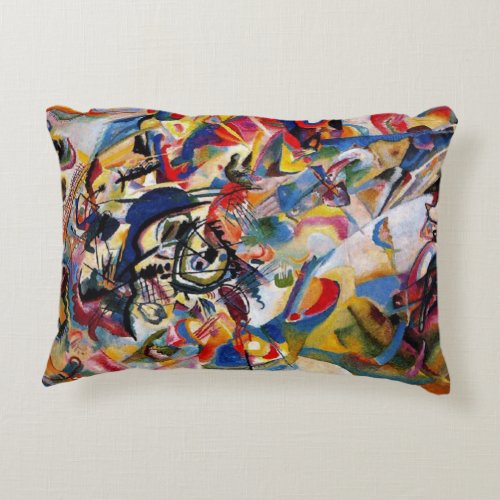 Wassily Kandinsky Abstract Art throw pillow