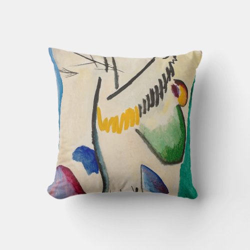 Wassily Kandinsky Abstract Artwork Throw Pillow