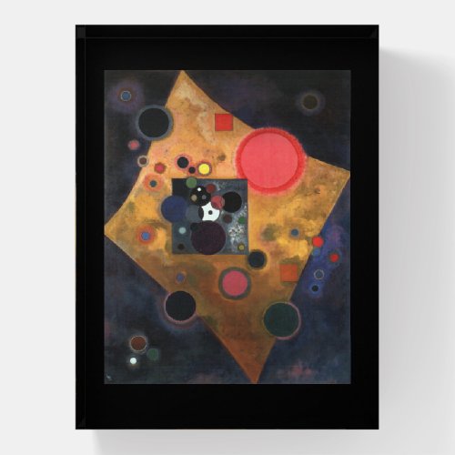 Wassily Kandinsky Accent on Rose 1926 Paperweight