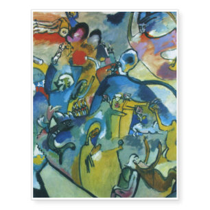 Wassily Kandinsky - All Saints Day II Temporary Tattoos