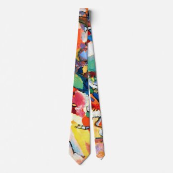 Wassily Kandinsky Angel Of The Last Judgement Tie by alise_art at Zazzle