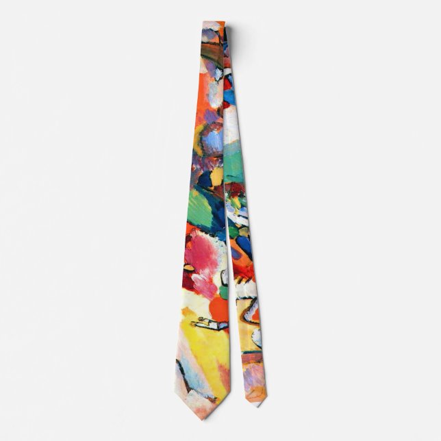 Wassily Kandinsky Angel of the Last Judgement Tie (Front)