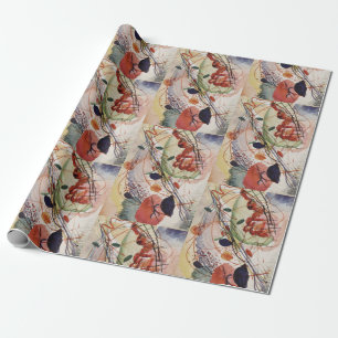 Wassily Kandinsky Aquarelle Print Abstract Paiting Wrapping Paper