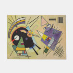 Wassily Kandinsky - Black And Violet Doormat at Zazzle